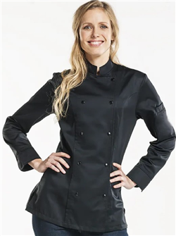 Koksvest Chaud Devant Chef jacket Lady comfort black - Uitverkoop