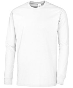 T-Shirt - Unisex <br />BP-1620 171 21 - lange mouw - wit