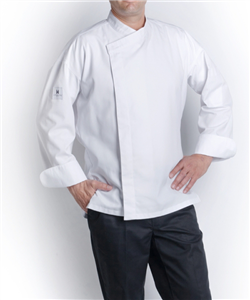 Koksvest Basix White
<br />Le Nouveau Chef - Uitverkoop