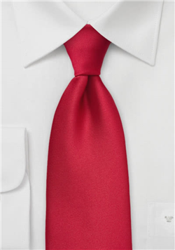 Heren stropdas - rood<br />SdmNL - 8,5cm